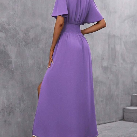 Elegant Purple Maxi Dress - Picture 2 of 2